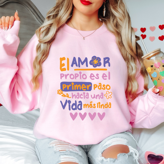 el amor propio es el primer paso