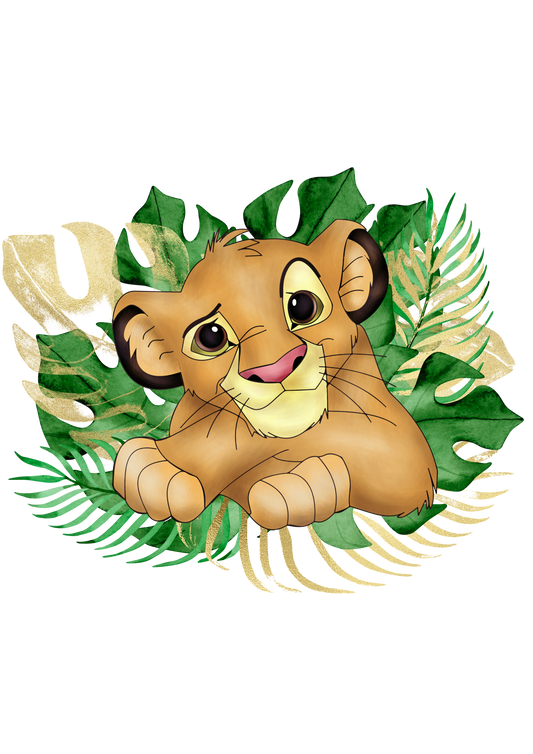 Lion Forest Sticker